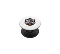 The Night Is Young - Teschio di Halloween spettrale PopSockets PopGrip Adesivo