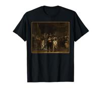 The Night Watch Rembrandt Famous Barocco Pittura Grafica Maglietta