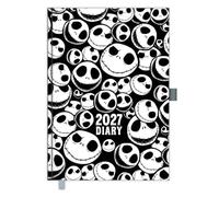 The Nightmare Before Christmas Agenda 2027 Skellington A5, formato A5, regalo ufficiale