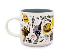 The Nightmare Before Christmas Disney Allover Icons Ceramic Stacking Mug | Holds 13 Ounces