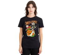 The Nightmare Before Christmas Disney Spooky T-Shirt Donna, Nero, XXL