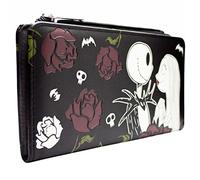 The Nightmare Before Christmas Jack and Sally We're Simply Meant to Be Portafoglio/Portamonete Pochette Tasca per Monete & Porta Carte, Nero