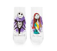 The Nightmare Before Christmas Jack e Sally senza Stelo Scanalato Occhiali Set 2