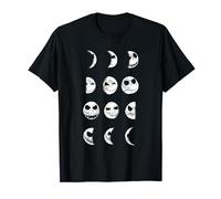 The Nightmare Before Christmas Jack Moon Phases Maglietta