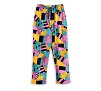 The Nightmare Before Christmas Pantaloni da Uomo | Adulti Pantaloni Larghi Multicolore con Stampa Patchwork di Sally | Stampa Grafica Abbigliamento Casual | Regalo di Merchandising del Film Classico
