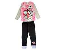 The Nightmare Before Christmas Pigiama da bambina Together Forever, set da notte da 2 pezzi, multicolore, età 5-12 anni, multicolore, 5-6 Years
