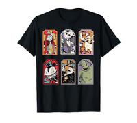The Nightmare Before Christmas Stained Glass Characters Maglietta