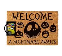 THE NIGHTMARE BEFORE CHRISTMAS Tappetino Da Esterno 60 X 40 CM Coir PVC