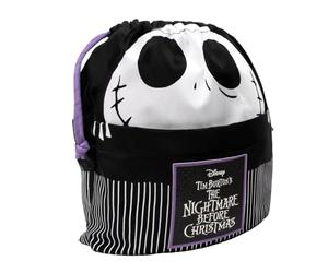 The Nightmare Before Christmas - Trousse per trucchi da donna e ragazza, motivo: Jack Skellington, Nero , Taglia unica, Trousse per trucchi