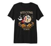 The Nightmare Before Christmas Welcome To Halloween Maglietta premium