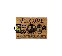 The Nightmare Before Christmas Zerbino Welcome A Nightmare Awaits 60 x 40 Cm