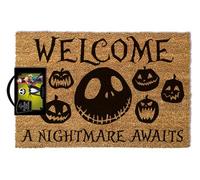The Nightmare Before Christmas Zerbino Welcome A Nightmare Awaits 60 x 40 Cm