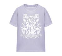 The Nightmare Before ChristmasNo Sleep Till Xmas Maglietta Donna (TV25238)