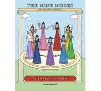 The nine muses of Ancient Greece: A Coloring Book for young artists