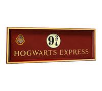 Harry Potter Placca Murale Binario 9 e 3/4 Espresso Hogwarts 56x20 Cm Noble