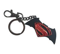 The Noble Collection Batman Superman Logo, Portachiavi Unisex Adulto, Multicolore, Taglia unica