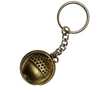 The Noble Collection BendyFigs Portachiavi unisex, bronzo, 3 cm, Antique