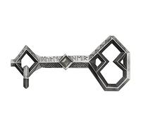 The Noble Collection - Chiave d'Erebor 14 cm - Replica di Oggetto di Scena - Fan della Terra di Mezzo - Unisex - Nero