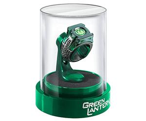 The Noble Collection DC Green Lantern Prop Ring & Display - Die Cast Metal Ring with 4in (10 cm) Display Case - Officially Licensed Film Set Movie Props Gifts Jewellery