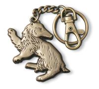 The Noble Collection Harry Potter Hufflepuff Keychain Small Gold