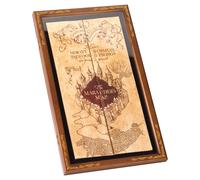 The Noble Collection Harry Potter The Marauder's Map Display Case - Elegant Wood