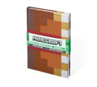 The Noble Collection Minecraft - Diario di note libro di incantesimo di lusso in similpelle con accenti oro e argento - 240 pagine testurate