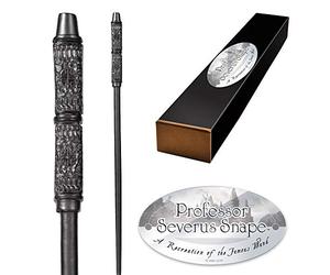 The Noble Collection - Professor Severus Snape Character Wand - 33.5cm Harry Potter Wand With Name Tag - Harry Potter Film Set Movie Props Wands
