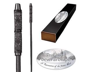 The Noble Collection - Professor Severus Snape Character Wand - 33.5cm Harry Potter Wand With Name Tag - Harry Potter Film Set Movie Props Wands