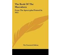 The Nonesuch Edition The Book Of The Maccabees (Copertina rigida)