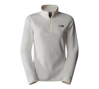 The North Face 100 Glacier 1/4 Zip - EU Pullover da Donna White Dune/Npf S
