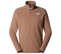 The North Face - 100 Glacier 1/4 Zip - Pullover in pile XS marrone