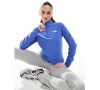The North Face - 100 Glacier - Felpa in pile viola con zip corta XS