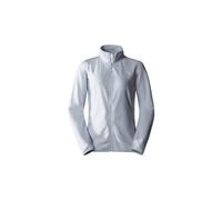 The north face 100 glacier full zip light blue giacca in polare per donna