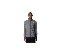 The north face 100 glacier full zip polare grigio
