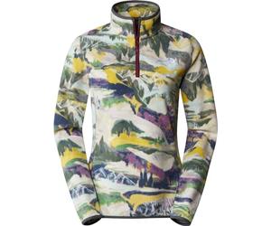 The North Face 100 Glacier Printed Pullover Black Currant Purple Trail Dream Print M