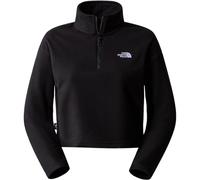 The North Face - Pile donna - W 100 Glacier Cropped 1/4 Zip TNF Black per Donne - Nero Nero M