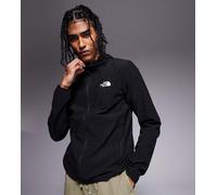 The North Face - 24/7 - Felpa con cappuccio nera con zip e logo-Nero 2XL