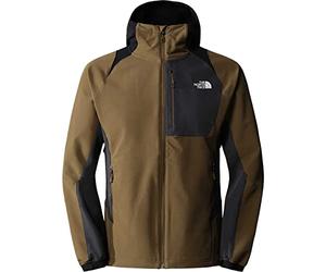 The North Face Ao Softshell Giacca, Military Olive-Asphalt Grey-TNF Black, M Uomo