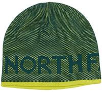 The North Face Beanie TNF Tick Tape, Unisex, Beanie TNF Tick Tape, Depth Green/Venom Yellow, Taglia Unica