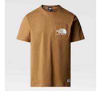 THE NORTH FACE Berkeley California Pocket T-Shirt Utility Brown M