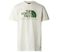 The North Face Berkeley California T-Shirt White Dune/Optic Emerald Generative Camo Print XL
