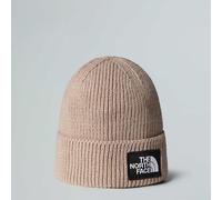 The North Face Berretto Con Risvolto E Logo Box Tnf Mushroom Grey Rozmiar Taglia Unica male