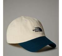 The North Face - Norm - Cappellino bianco sporco e blu navy con logo One Size