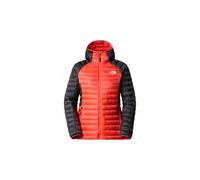 The north face bettaforca orange women s down hooded jacket