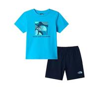 The North Face Box NSE Play Reg Set Shorts per Bambini Meridian Blue/Summit Na 7 Anni