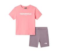 The North Face Bubble Logo Reg Set Leggings per Bambini Coral Crush/Trannicenden 2 Anni