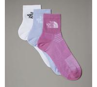 Calze The North Face Multisport Cush Quarter lilla blu bianco (3 paia) - L