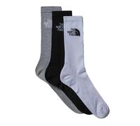 The North Face - Simple Dome - Confezione da 3 paia di calzini bianchi, grigi e neri con logo-Grigio 41-43