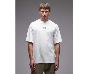 The North Face - Central Liquid - T-shirt oversize bianca con logo-Bianco 2XL