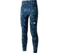 The North Face - Collant da trail con trattamento idrorepellente a lunga durata - W Flex 25In Tight Print Summit Navy Diffused per Donne in Poliestere Riciclato - Taglia S - Blu navy